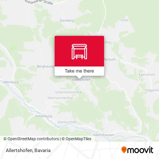 Карта Allertshofen
