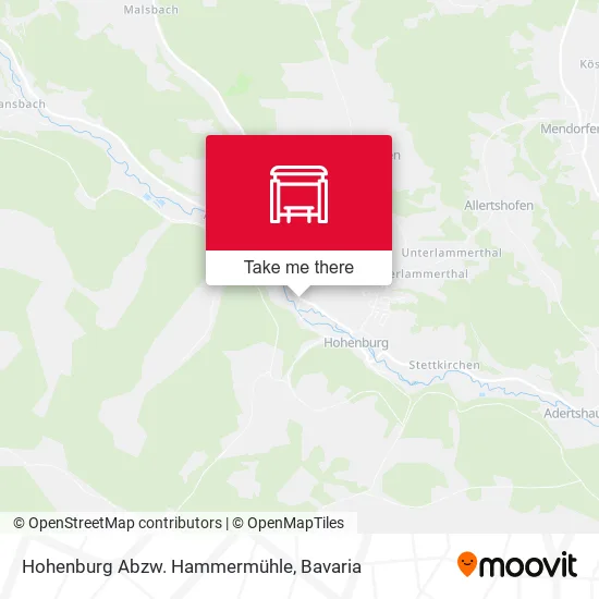 Карта Hohenburg Abzw. Hammermühle