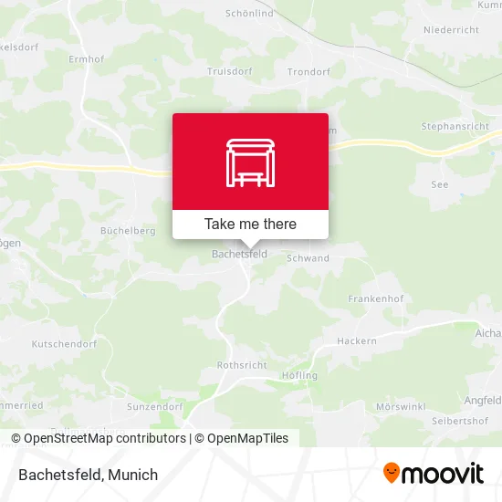 Карта Bachetsfeld