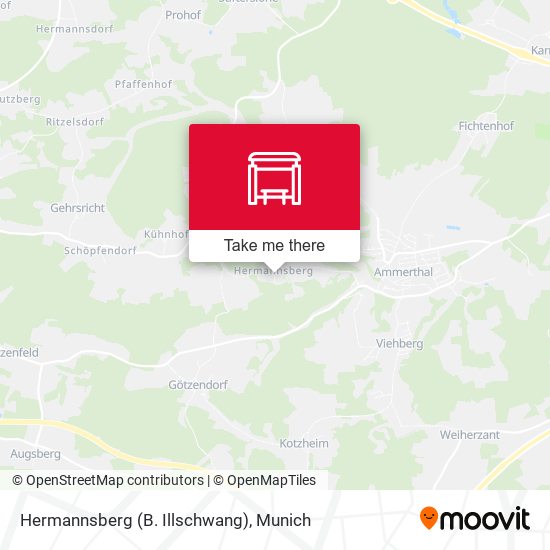 Hermannsberg (B. Illschwang) map