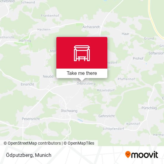Карта Ödputzberg
