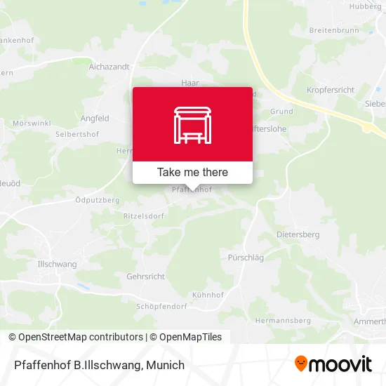 Карта Pfaffenhof B.Illschwang