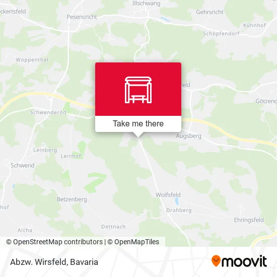 Карта Abzw. Wirsfeld