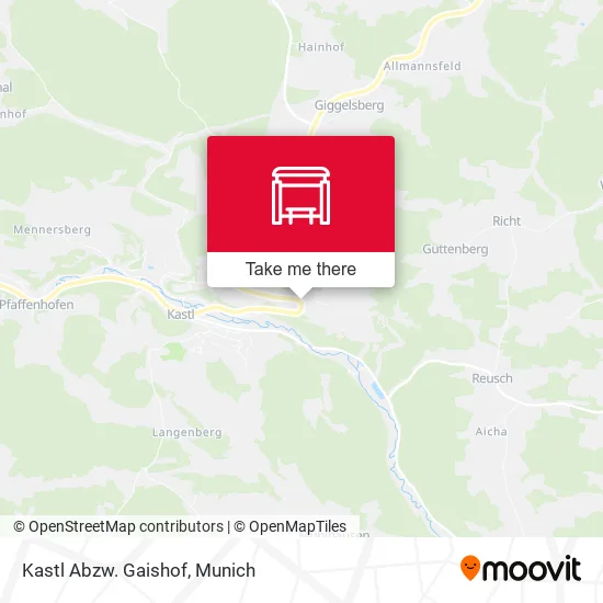 Карта Kastl Abzw. Gaishof