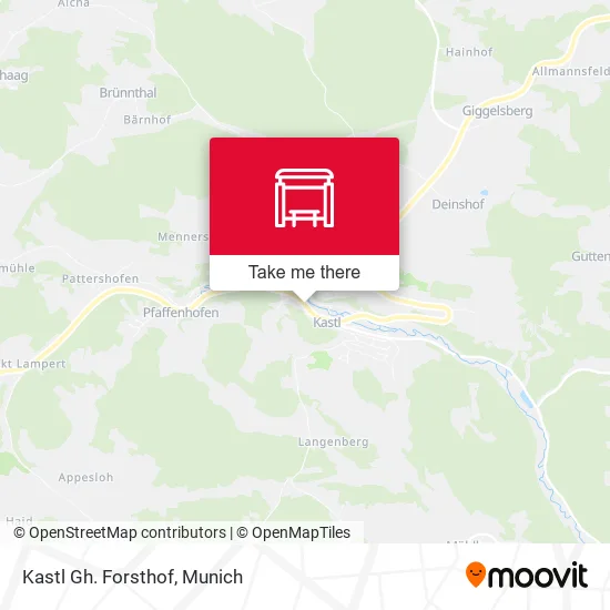 Карта Kastl Gh. Forsthof