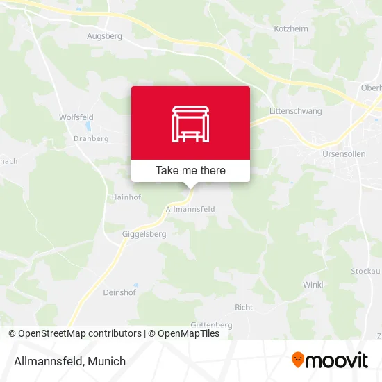 Карта Allmannsfeld