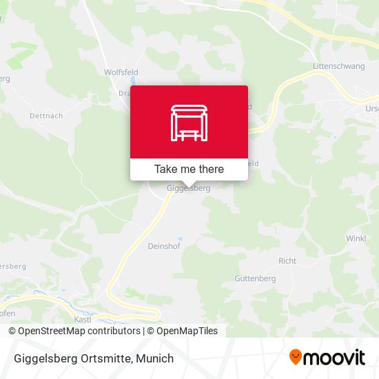 Карта Giggelsberg Ortsmitte