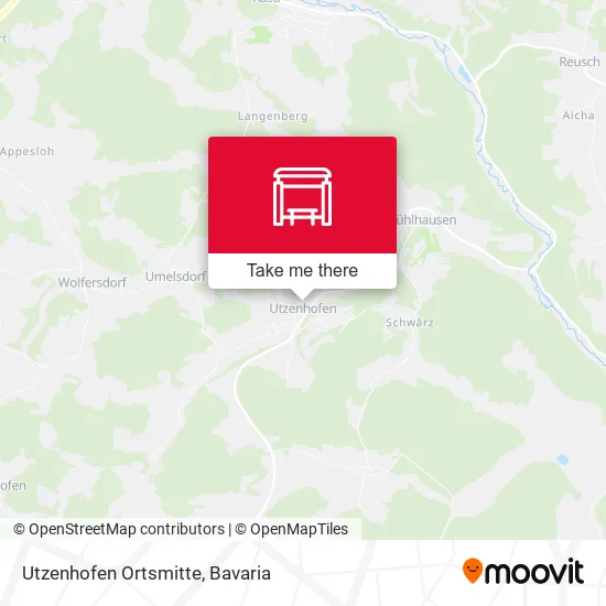 Карта Utzenhofen Ortsmitte