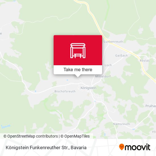 Königstein Funkenreuther Str. map