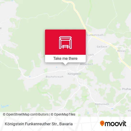 Карта Königstein Funkenreuther Str.