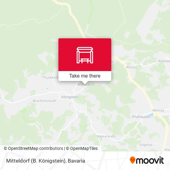 Карта Mitteldorf (B. Königstein)