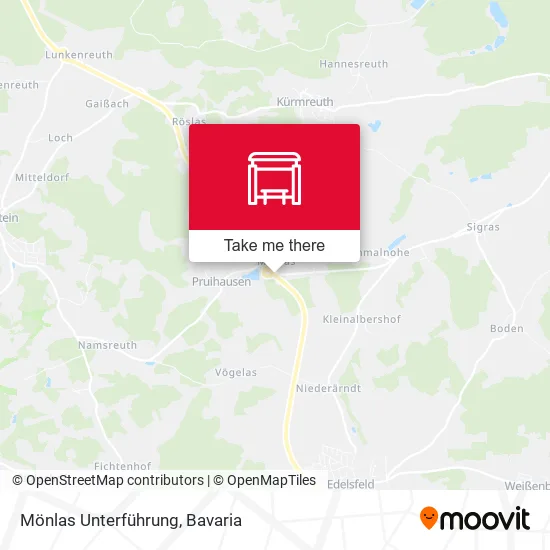 Карта Mönlas Unterführung