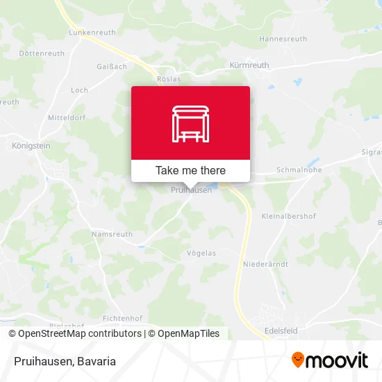 Карта Pruihausen