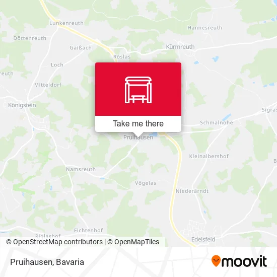 Карта Pruihausen