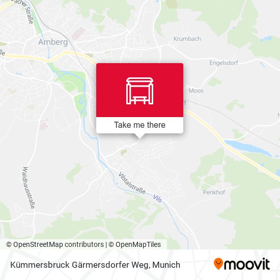 Kümmersbruck Gärmersdorfer Weg map