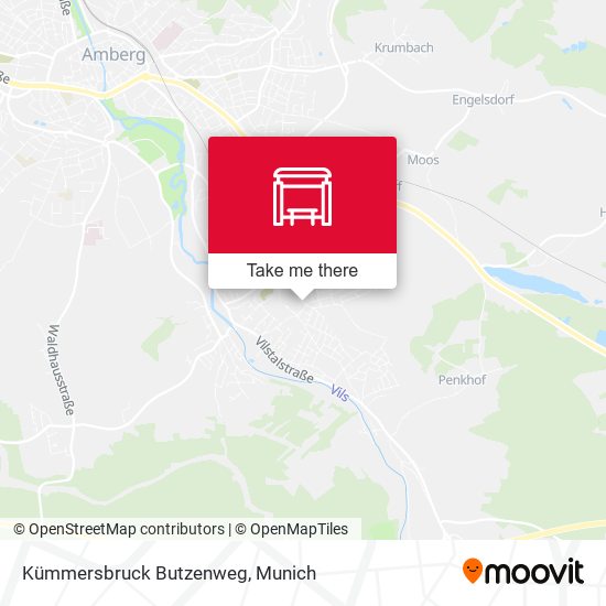 Kümmersbruck Butzenweg map