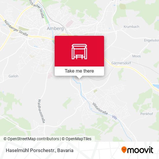 Карта Haselmühl Porschestr.