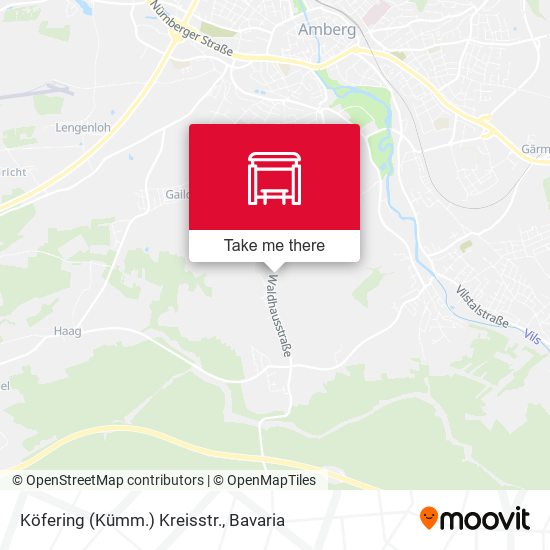 Köfering (Kümm.) Kreisstr. map