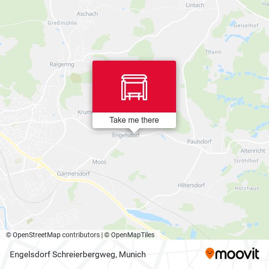 Engelsdorf Schreierbergweg map