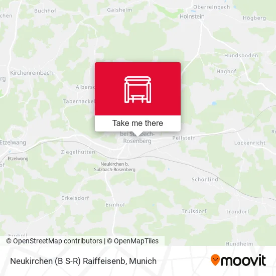 Карта Neukirchen (B S-R) Raiffeisenb
