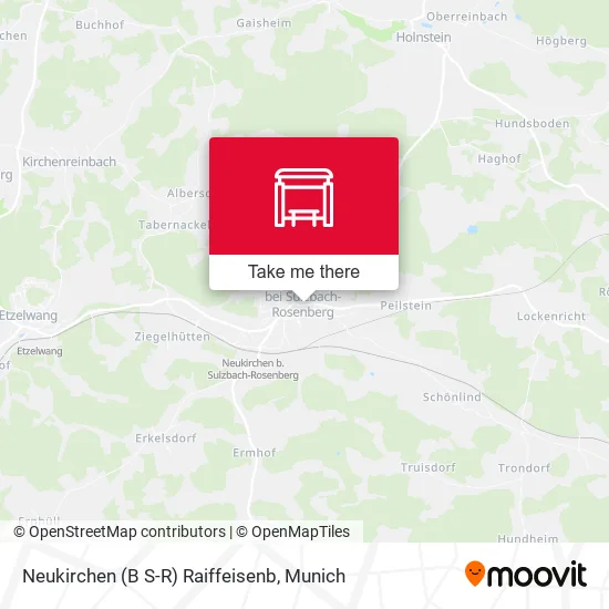 Карта Neukirchen (B S-R) Raiffeisenb
