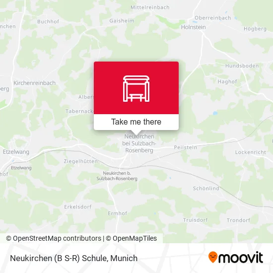 Карта Neukirchen (B S-R) Schule