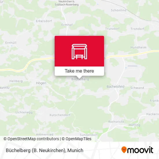 Карта Büchelberg (B. Neukirchen)