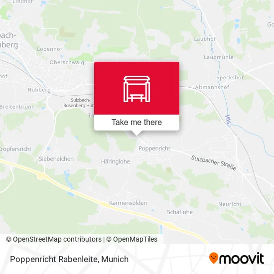 Карта Poppenricht Rabenleite
