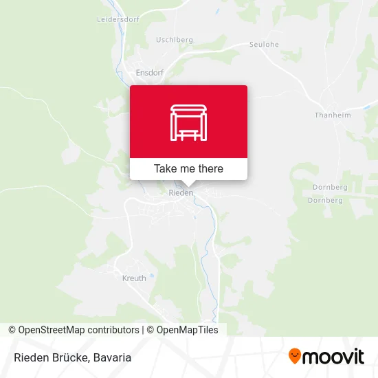 Rieden Brücke map