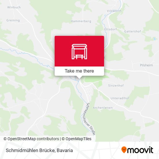 Schmidmühlen Brücke map