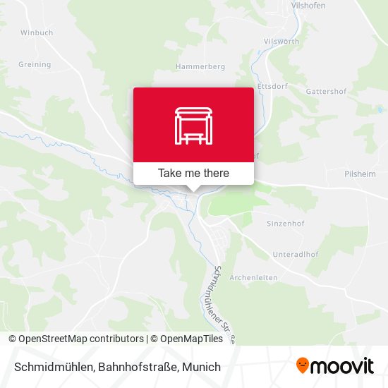 Schmidmühlen, Bahnhofstraße map
