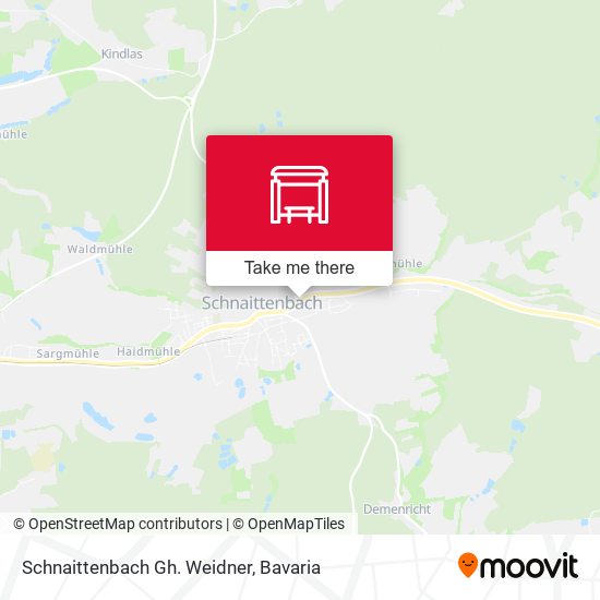 Schnaittenbach Gh. Weidner map