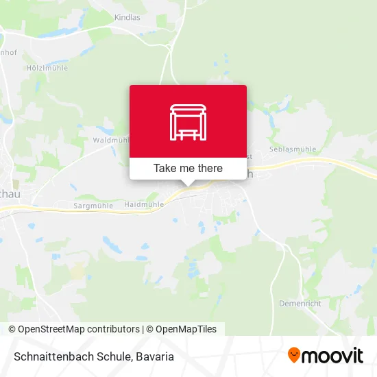 Карта Schnaittenbach Schule
