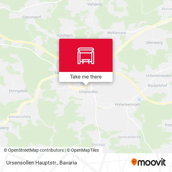 Карта Ursensollen Hauptstr.