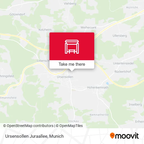 Карта Ursensollen Juraallee