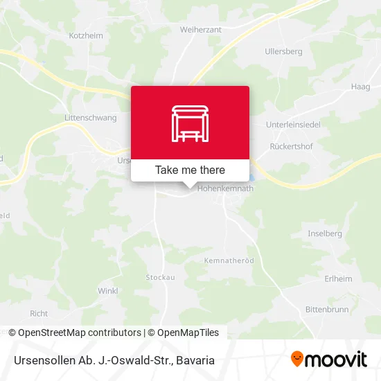 Карта Ursensollen Ab. J.-Oswald-Str.