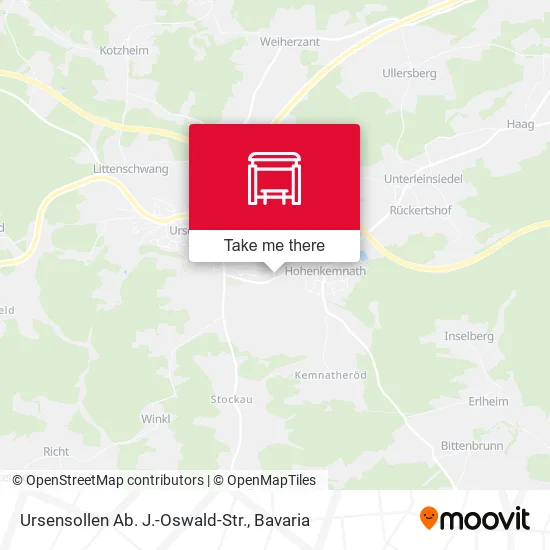 Карта Ursensollen Ab. J.-Oswald-Str.