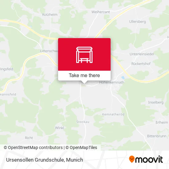 Карта Ursensollen Grundschule