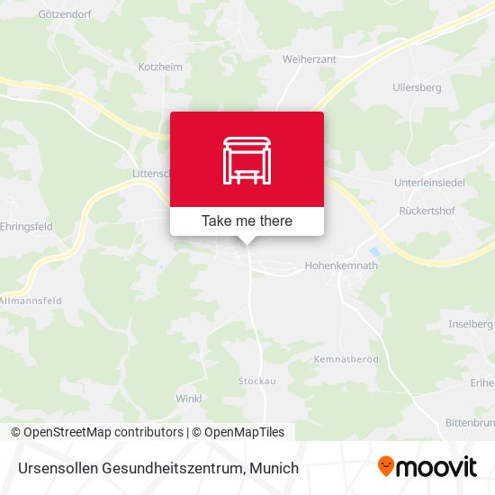 Ursensollen Gesundheitszentrum map
