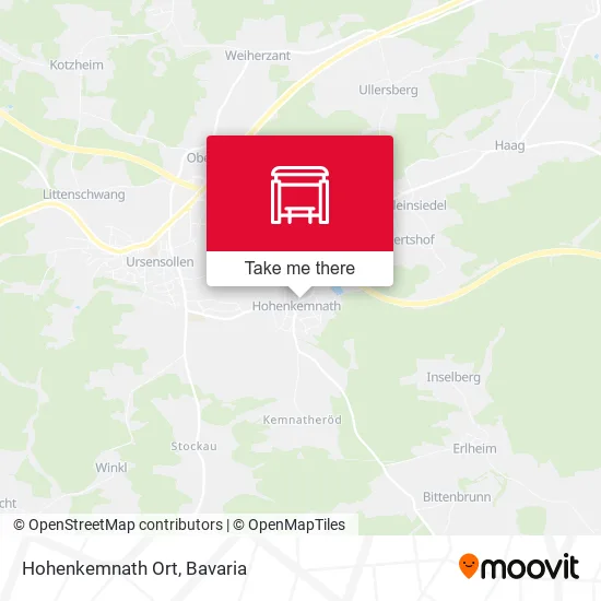 Карта Hohenkemnath Ort