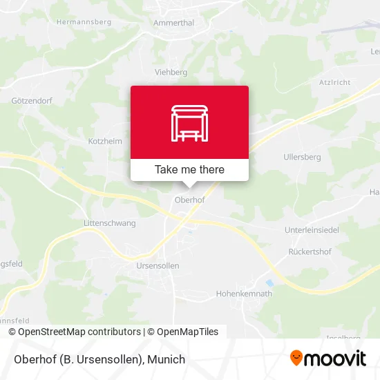 Карта Oberhof (B. Ursensollen)