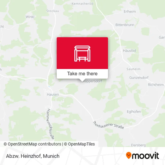 Карта Abzw. Heinzhof