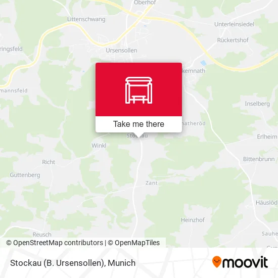 Карта Stockau (B. Ursensollen)