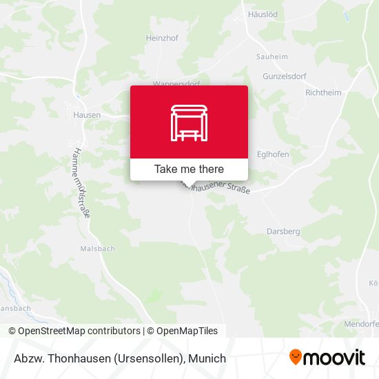 Abzw. Thonhausen (Ursensollen) map