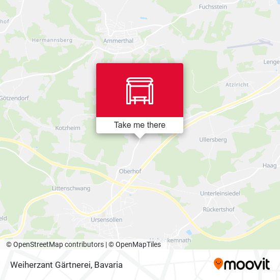 Weiherzant Gärtnerei map