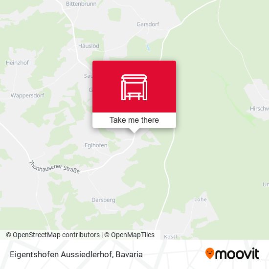 Eigentshofen Aussiedlerhof map