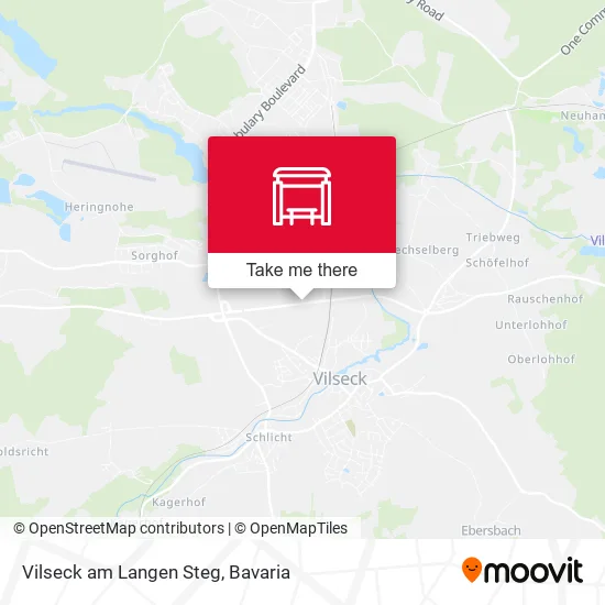 Карта Vilseck am Langen Steg