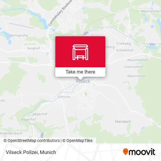Карта Vilseck Polizei