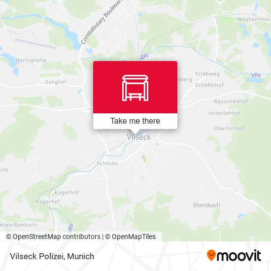 Карта Vilseck Polizei