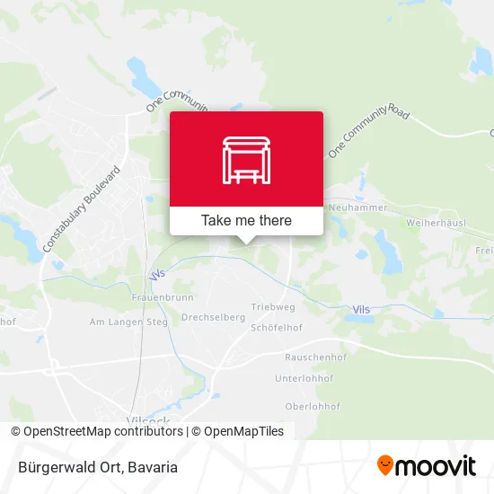 Карта Bürgerwald Ort